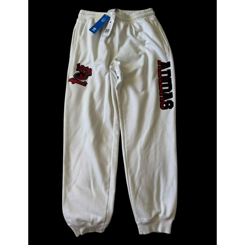 Adidas Originals IR9670 1972 Varsity Jogger Sweatpants White Men's M NWT